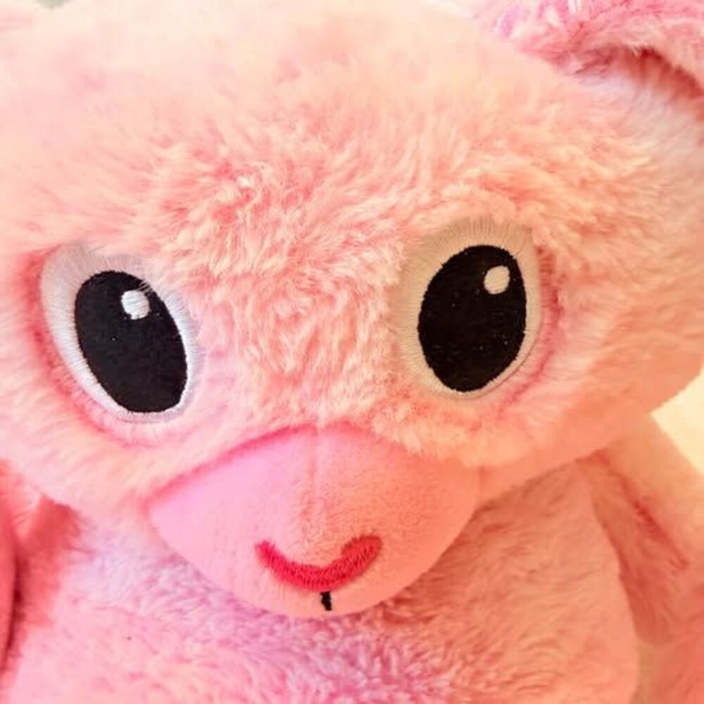 Pink Bunny Plush Long Leg Stuffed Animal Soft Cuddly Rabbit - Picture 5 of 8